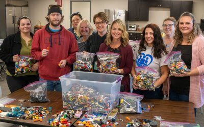 TransCore Employees Bring LEGO Sorting to Life with Bricks for Good