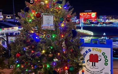 Bricks for Good Shines at Christmas Tree Lane